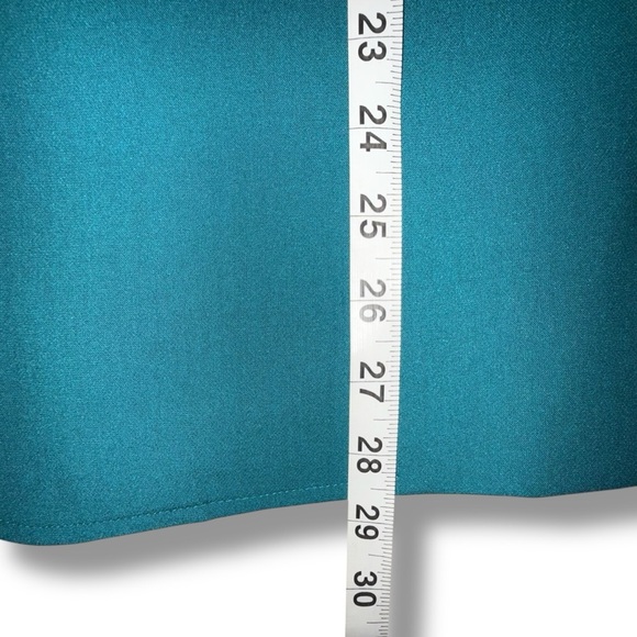 NWT TALBOTS Tailored Stretch Blazer - Misses 18 Teal - Picture 12 of 15